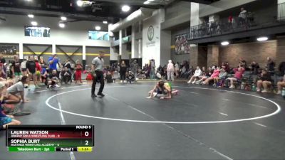 100 lbs Round 5 (16 Team) - Sophia Burt, Hastings Wrestling Academy vs Lauren Watson, Ankeny Girls Wrestling Club