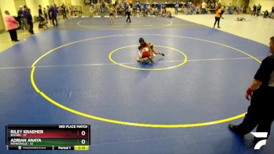 84 lbs Finals (8 Team) - Riley Kraemer, Rocori vs Adrian Anaya, Paynesville