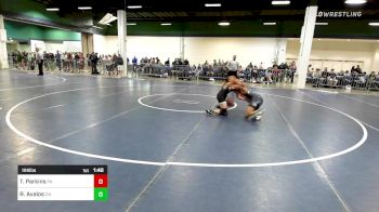 126 lbs Round Of 64 - Tahir Parkins, PA vs Ryan Avalos, OH