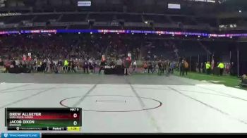 D4-189 lbs Quarterfinal - Drew Allgeyer, Bark River-Harris vs Jacob Dixon, Bronson