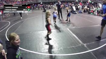 52-55 lbs Cons. Semi - Harper Gadeken, Junior Eagles vs Paislee Pinney, Hawks Wrestling Club (Lincoln) - Girls