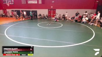 90 lbs Round 3 (8 Team) - Channing Travis, Best Trained vs Preston Elliott, All American Wrestling Club