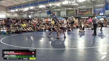 95 lbs Round 2 (10 Team) - John Cheney, Panhandle Punishers vs Revin Fipps, The Untouchables Black