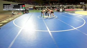 2A/1A Boys 165 1st Place Match - Nolan Timeus, Gold Beach Boys vs Leland Minson, Culver Boys