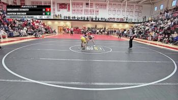 106 lbs Semifinals (8 Team) - Austen Decker, Sussex Central H S vs Benjamin Donato, Caesar Rodney H S