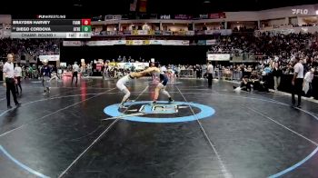 5A 127 lbs Champ. Round 1 - Diego Cordova, Atrisco Heritage vs Brayden Harvey, Farmington