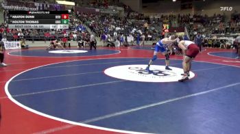 5A 165 lbs Quarterfinal - Kolton Thomas, Lakeside vs Keaton Dunn, Beebe