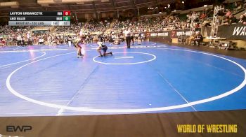 120 lbs Consi Of 16 #2 - Layton Urbanczyk, Nolf Wrestling Academy vs Leo Ellis, Rabbit Wrestling Club