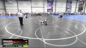 68 lbs Rd# 8- 12:30pm Saturday Final Pool - Logan Dodge, Team Michigan vs Ronan Smith, NCWAY National Team