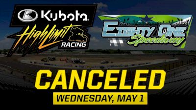 Rain Cancels Kubota High Limit Midweek Race At 81 Speedway