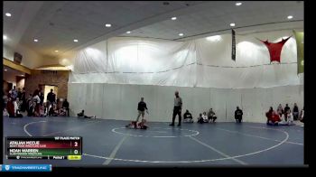 45 lbs 1st Place Match - Ataliah McCue, Beast Mode Wrestling Club vs Noah Warren, Club Madison Wrestling