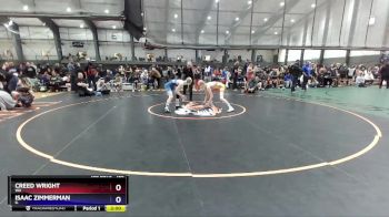 126 lbs Champ. Round 3 - Creed Wright, WA vs Isaac Zimmerman, IL