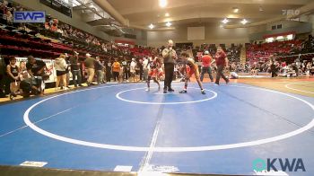 96 lbs Consi Of 4 - JJ Garza, Sperry Wrestling Club vs JJ Ruesch, Owasso Takedown Club