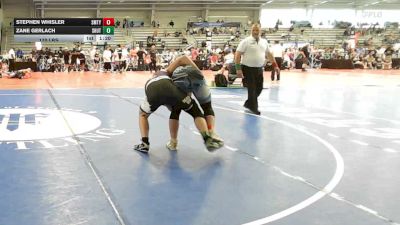 170 lbs Round Of 32 - Stephen Whisler, Smittys Barn - HSB vs Zane Gerlach, Team Shutt Weaver - HSB