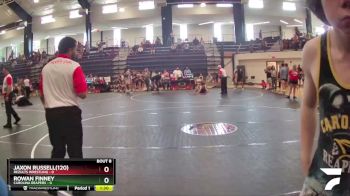 115/120 Round 1 - Rowan Finney, Carolina Reapers vs Jaxon Russell(120), ReZults Wrestling