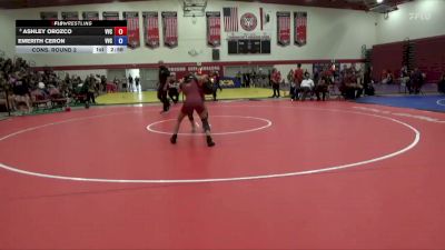 110 lbs Cons. Round 2 - Emerith Ceron, Victor Valley College vs Ashley Orozco, Victor Valley College