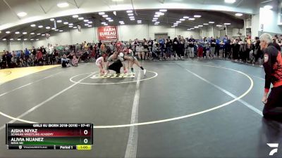 37-41 lbs Round 1 - Aisha Niyaz, Scanlan Wrestling Academy vs Alivia Nuanez, Nova WC