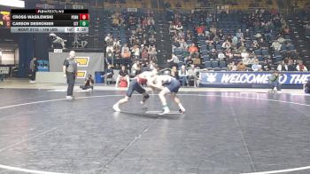 149 lbs 3rd Place - Cross Wasilewski, Penn vs Carson DesRosier, The Citadel