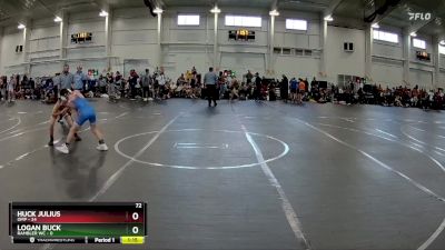 72 lbs Round 4 (10 Team) - Huck Julius, OMP vs Logan Buck, Rambler WC