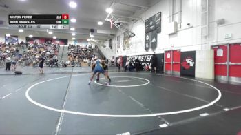 157 lbs Cons. Round 1 - Milton Perez, Anaheim vs John Barrales, South El Monte