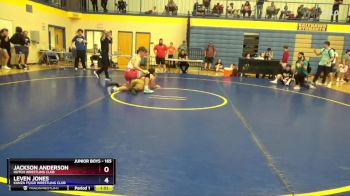 165 lbs Cons. Round 3 - Leven Jones, Kanza FS/GR Wrestling Club vs Jackson Anderson, Hutch Wrestling Club
