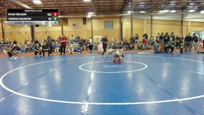 149 lbs Cons. Round 2 - Ryan Wilson, Washington State University vs Terran Manson, North Idaho College
