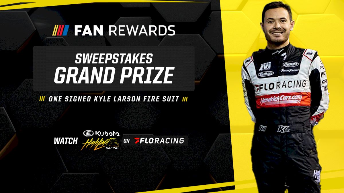 Win A Signed Kyle Larson Dirt Racing Fire Suit