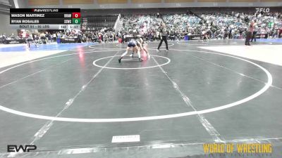 92 lbs Quarterfinal - Mason Martinez, Brawler Elite vs Ryan Rosales, Southwest Stallions WC