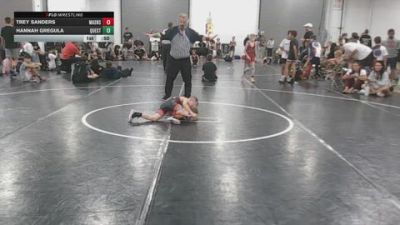 48 lbs Rr Rnd 2 - Trey Sanders, Mat Assassins Black - BK8E vs Hannah Gregula, Quest - BK8E