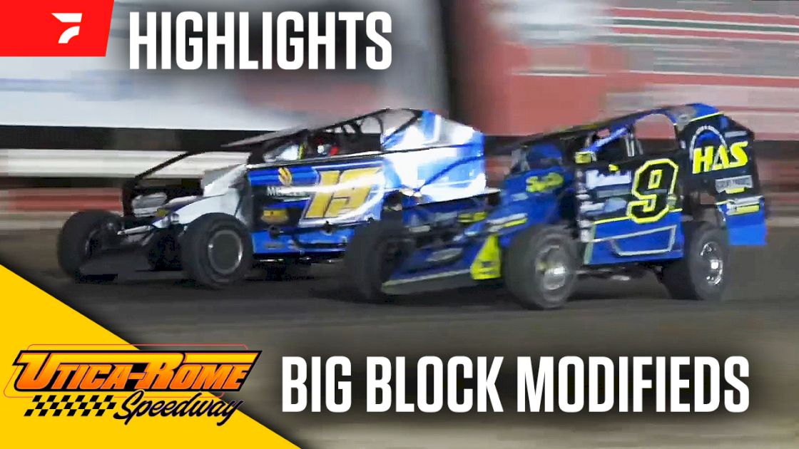 Big Block Modifieds Highlights From Utica-Rome Speedway