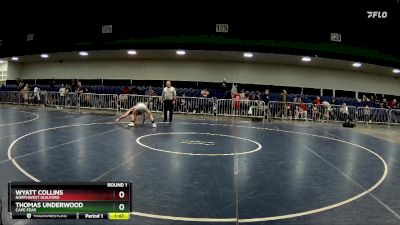 113 lbs Round 1 - Wyatt Collins, Northwest Guilford vs Thomas Underwood, Cape Fear