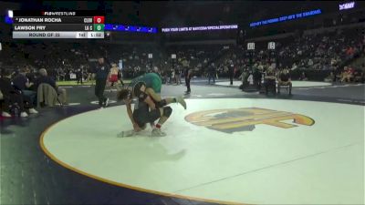 190 lbs Round Of 32 - Jonathan Rocha, Clovis North (CS) vs Lawson Fry, La Costa Canyon (SD)