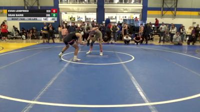 145 lbs Consy 5 - Evan Leibfried, Bishop McCort vs Sean Barie, Shaler