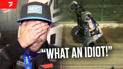 Post-Win Crash: Justin Grant Reacts After Embarrassing Moment At Eldora Speedway