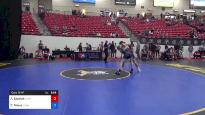 60 kg Cons 16 #1 - Austin Stevick, Angry Fish Wrestling vs Brody Miess, Combat W.C. School Of Wrestling