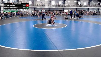 Silver 165 lbs Quarterfinal - Colton Loween, Augsburg College vs Bryson Kundinger, Wisconsin-Eau Claire