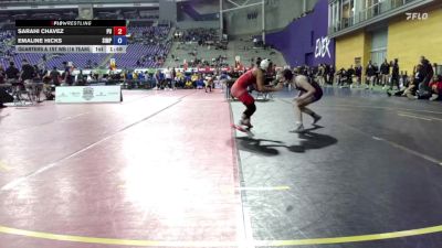 103 lbs Quarters & 1st Wb (16 Team) - Sarahi Chavez, Pacific University vs Emaline Hicks, Simpson