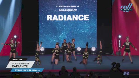 Gold Rush Elite - Radiance [2023 L1 Youth - D2 - Small - A Day 1] 2023 The Youth Summit