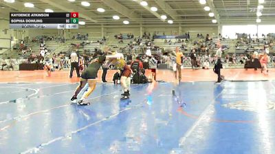 165 lbs Round Of 64 - Kaydence Atkinson, CT vs Sophia Dowling, NC