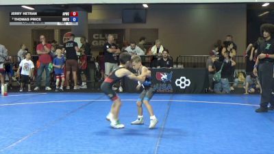 56 lbs Cons. Semis - Jerry Hetran, Angry Peach Wrestling Center vs Thomas Price, Roundtree Wrestling Training Center