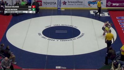 122 lbs 3rd Place - Reagan Milheim, Berwick vs Rylee Watson, Butler