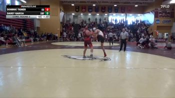 165 lbs Cons. Round 3 - Davey Garcia, Simpson vs Dominic Tigner, Grand View (Iowa)