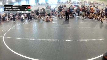 68 lbs Cons. Round 3 - Maverick Womack, Slate Wrestling Academy vs Mason Florenzano, Unattached