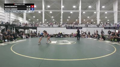 100 lbs Olivia Mancha, Virginia vs Nicole Abrego, Kansas