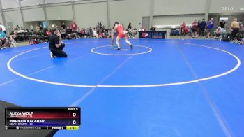 155 lbs Round 2 (8 Team) - Alexa Wolf, Arkansas Red vs Marieda Kalahar, South Dakota