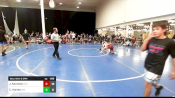 128 lbs Rr Rnd 3 - Jacob Kennedy, Prime Wrestling Club Black vs Cole Haines, Kraken White