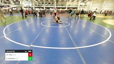 118 lbs Round Of 32 - Camden Clay, Keene NH vs Aydin Schifino, Iron Faith WC