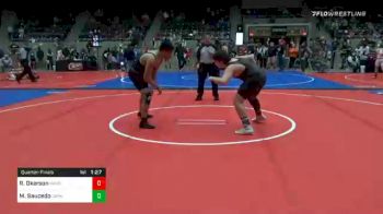 182 lbs Quarterfinal - Riley Okerson, Henryetta Knights Wrestling Club vs Mario Saucedo, Dark Cloud Wrestling Club