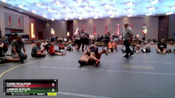 96 lbs Finals (8 Team) - Casen McAlister, East Kansas Eagles vs Landon Schulte, MO Outlaws Gold