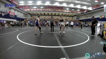 132 lbs Consi Of 4 - Ralfie Cox, Weatherford Youth Wrestling vs Clayton Combs, Noble Takedown Club